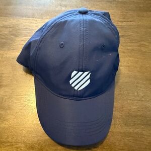 K-Swiss Navy Blue Men's White Logo One Size Fits Most Hat